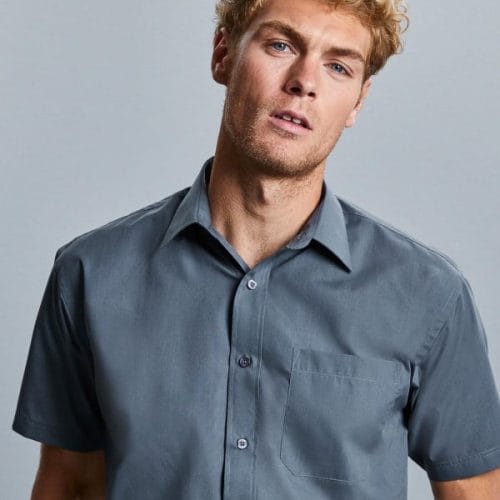 Polycotton Easy Care Poplin Shirts Men