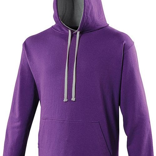 Purple / Heather Grey