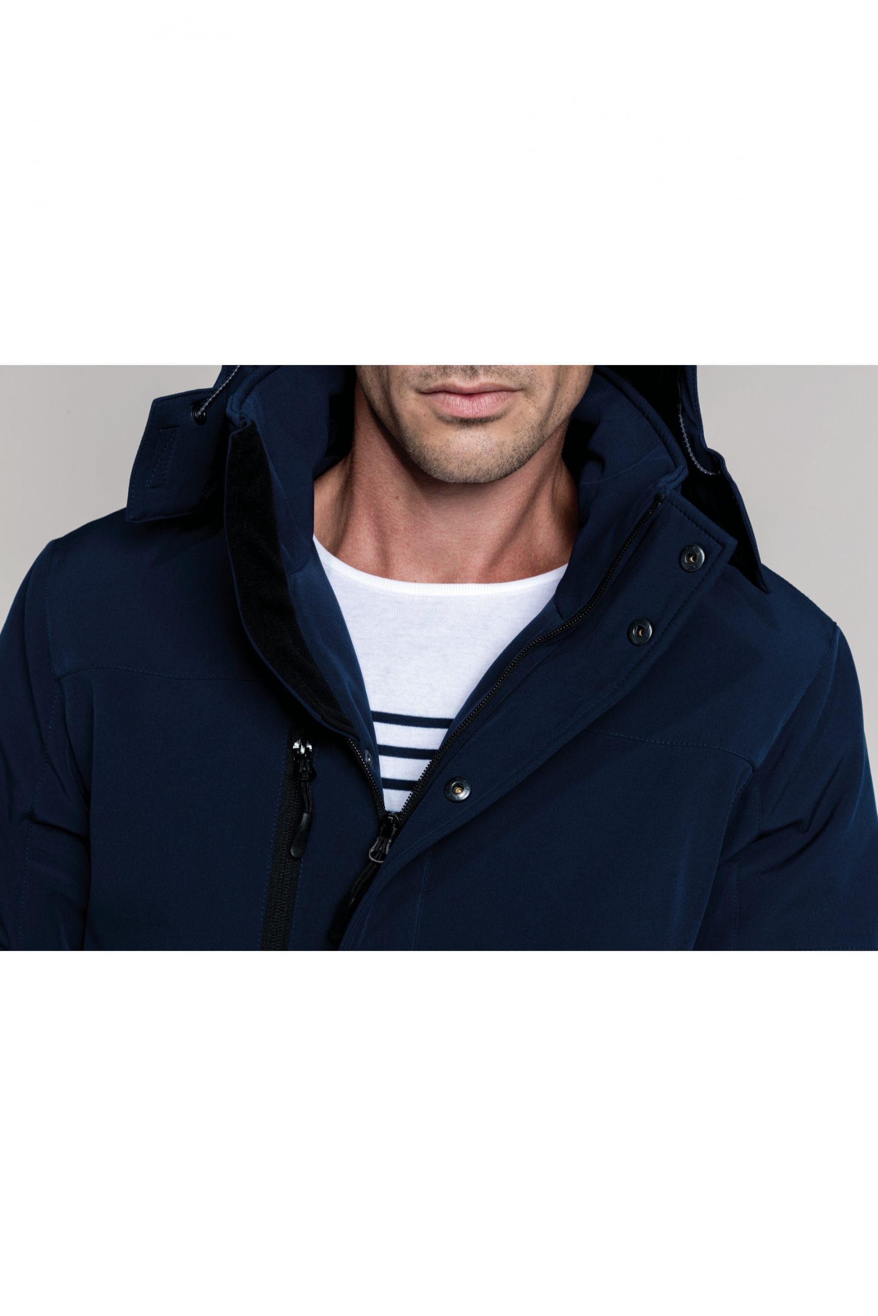 3-Laags Hooded Softshell Parka Men - Afbeelding 7