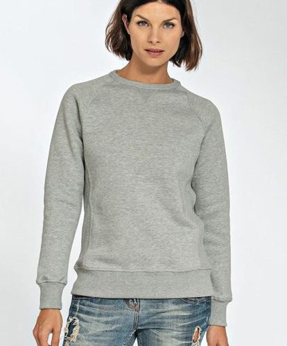 Dames sweaters bedrukken Heavy Sweater Raglan Crewneck Women