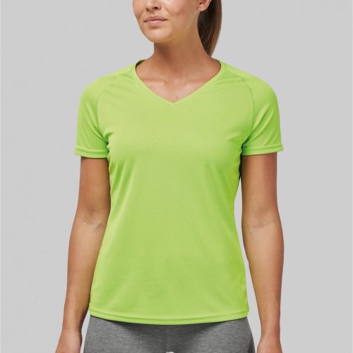 Performance Functioneel Sport T-shirt Met V-hals Women