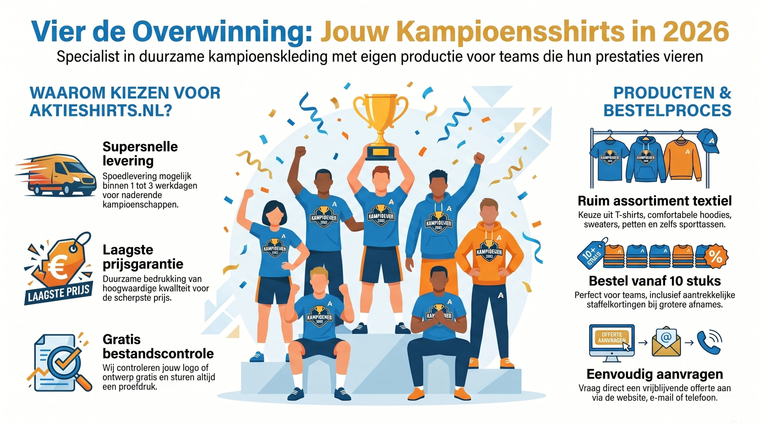 kampioensshirts bedrukken
